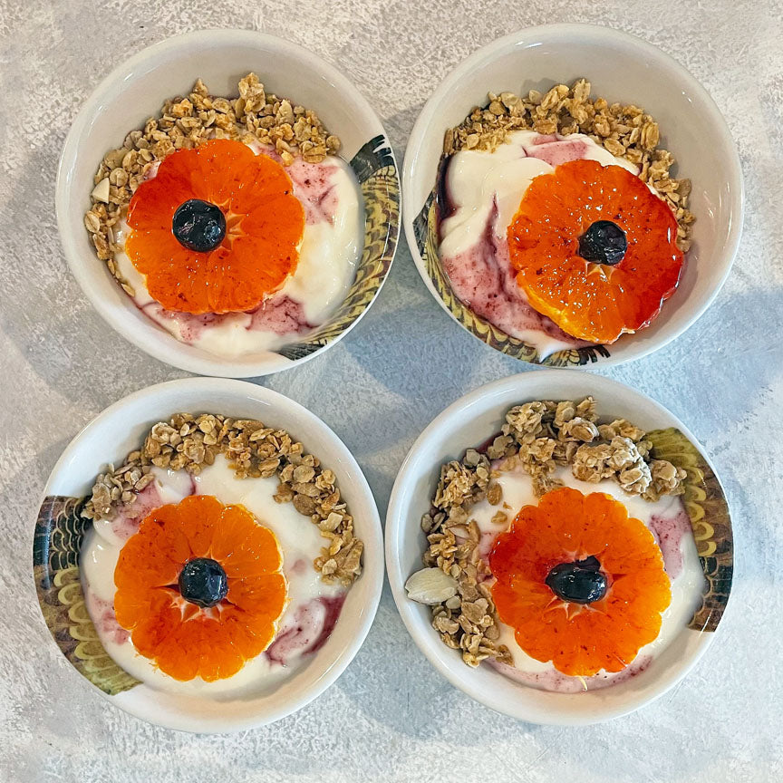 Blood Orange & Berry Yogurt Parfait Prairie Oils & Vinegars