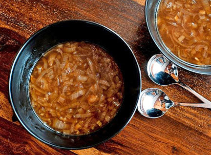 Caramelized Red Onion Soup