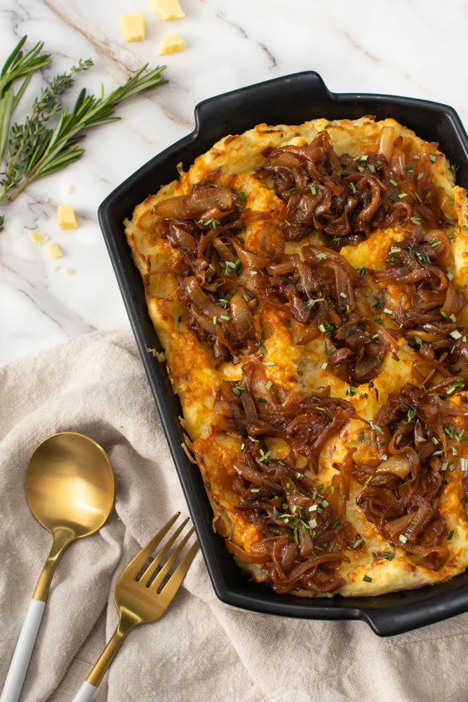 French Onion and Rosemary Mashed Potatoes