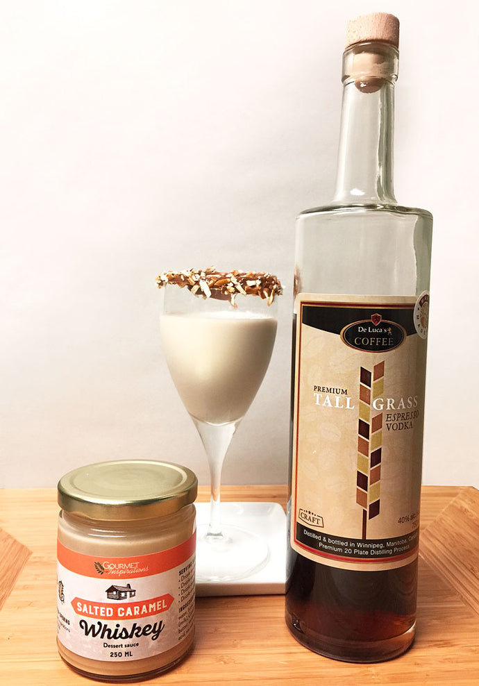 Salted Caramel Whiskey - Espresso Vodka Cocktail