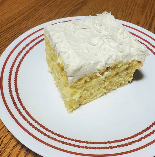 Pina Colada Tres Leches Cake