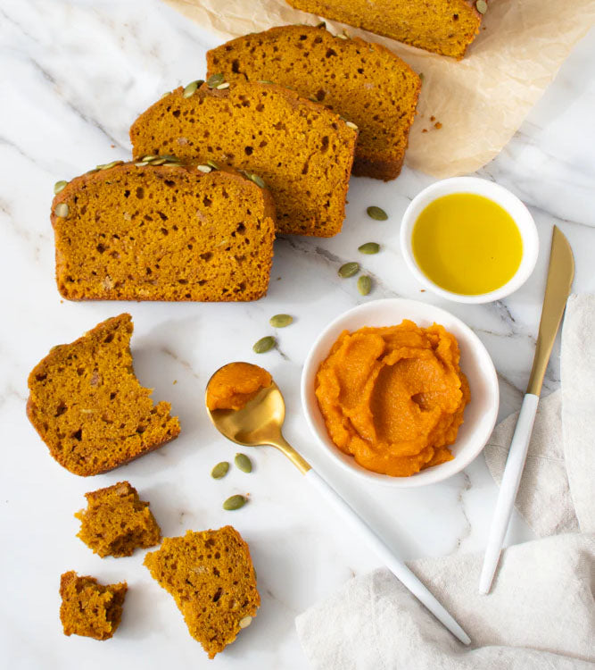 Pumpkin & Ginger Sweet Breakfast Loaf