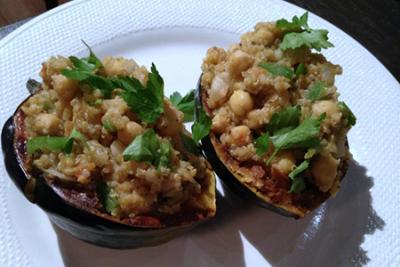 Quinoa-Stuffed Acorn Squash