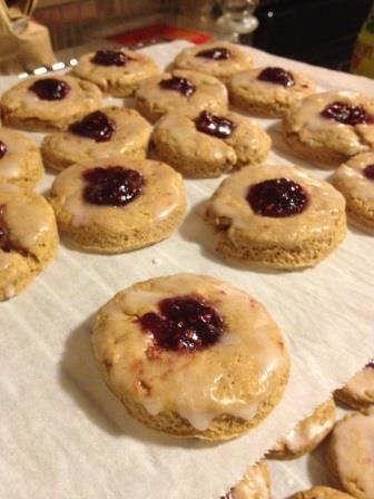 Raspberry Spelt Scones