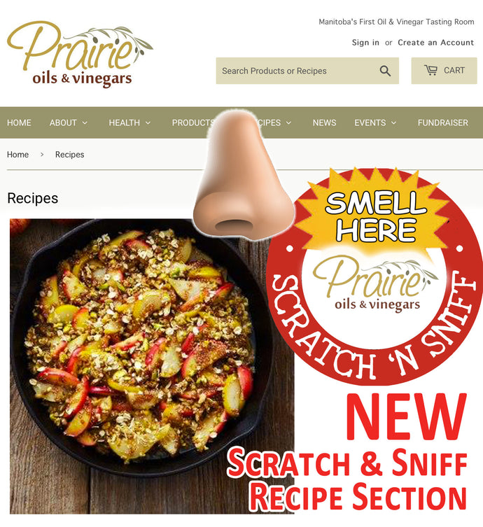NEW Scratch & Sniff Recipe Section