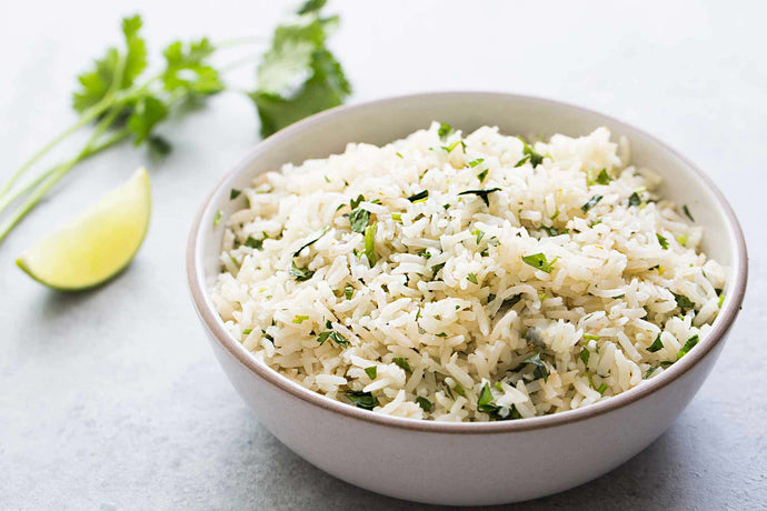 Cilantro and Roasted Onion Rice Pilaf