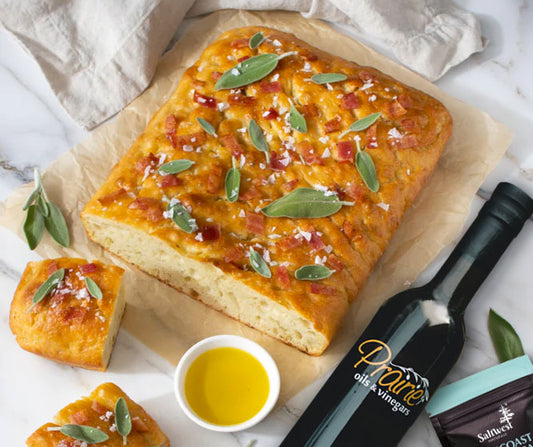 Bacon and Sage Focaccia