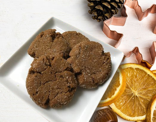 Gingersnap Crinkle Cookies