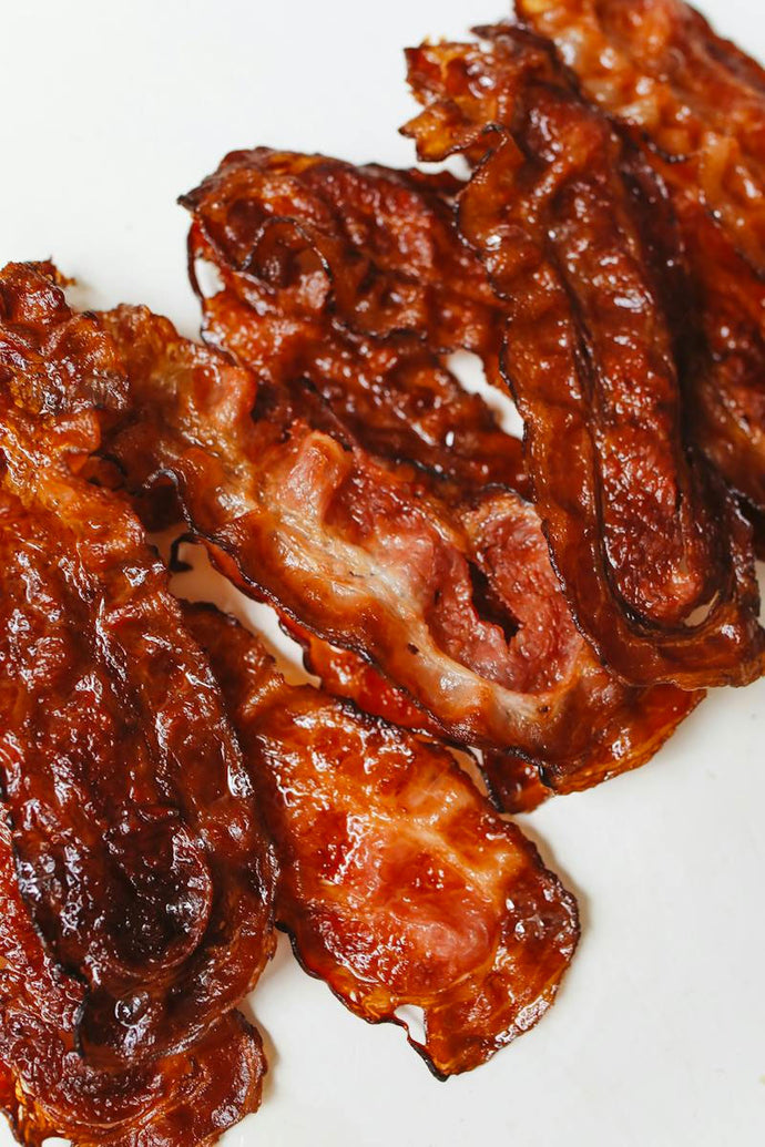 Maple Balsamic Candied Bacon