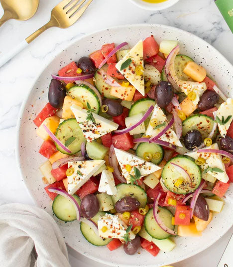 Melon Greek Salad