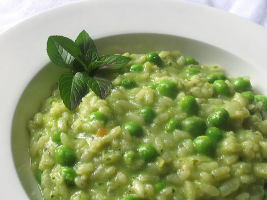 Pea, Mint, and Feta Risotto
