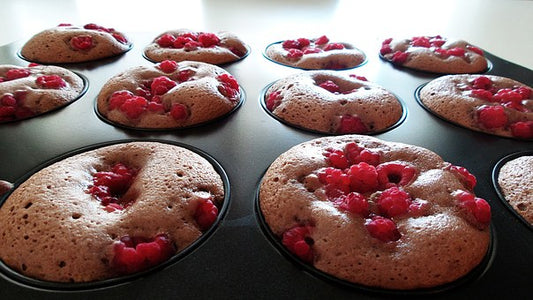 Raspberry Balsamic Muffins