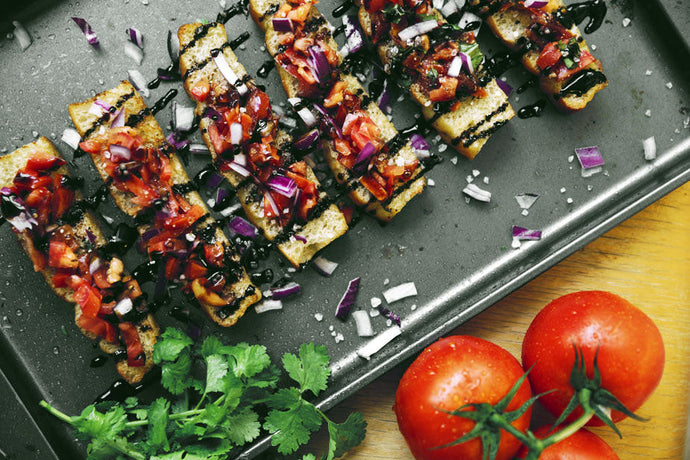 Meal-Time Red Pepper Bruschetta