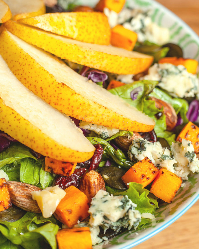 Roasted Squash & Pear Showstopper Salad