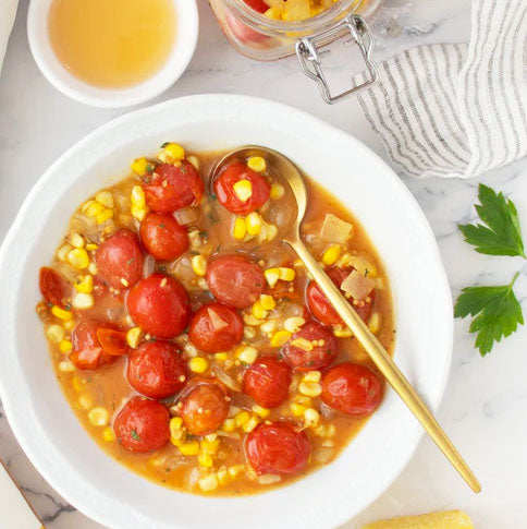 Chunky Tomato & Corn Chow Chow