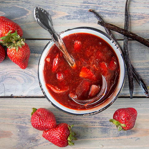Strawberry Rhubarb Compote
