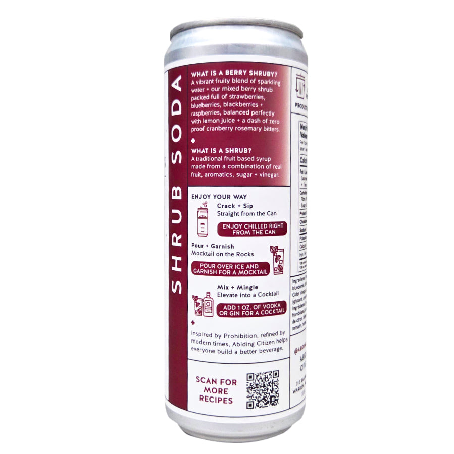 Abiding Citizen Shrub Soda