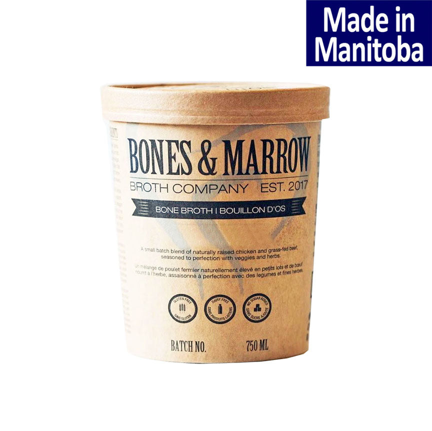 Bones & Marrow Soup Bare Bone Broth w Roasted Garlic