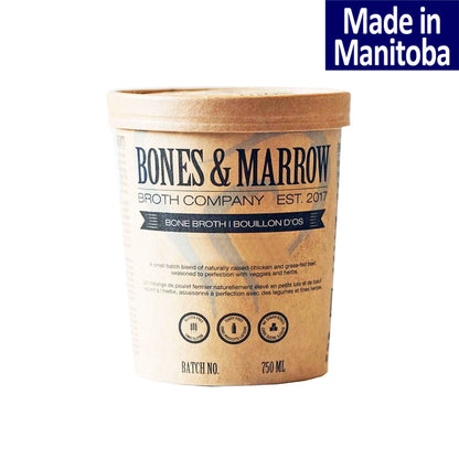 Bones & Marrow Soup Bare Bone Broth w Roasted Garlic Frozen or Refrigerated Food