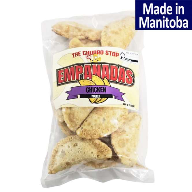 The Churro Stop Empanadas Chicken Frozen or Refrigerated Food