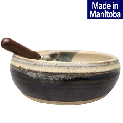 Pottery Bowl with Spreader