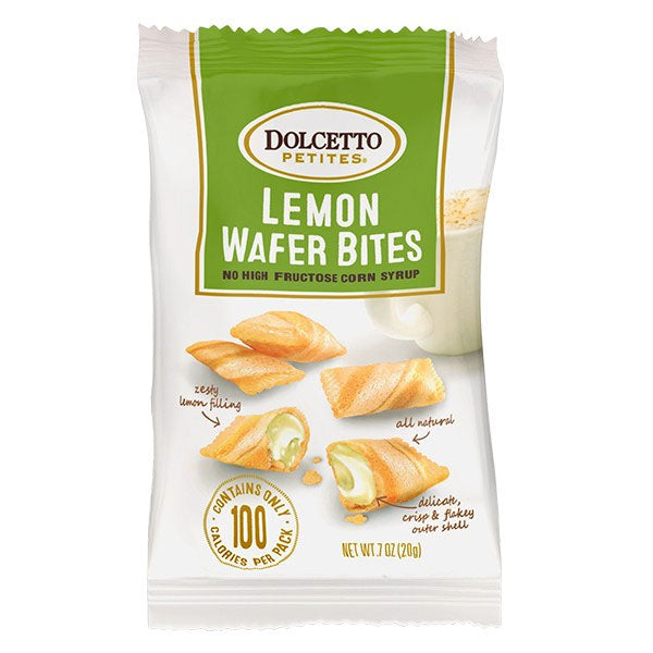 Dolcetto Gourmet Cookies Lemon Wafer Bites Other Foods