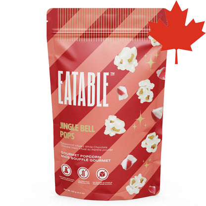 EATABLE Alcohol-Infused Gourmet Popcorn Jingle Bell Other Foods