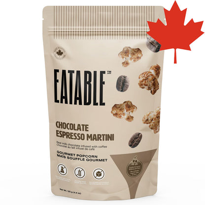EATABLE Alcohol-Infused Gourmet Popcorn Chocolate Espresso Martini Other Foods
