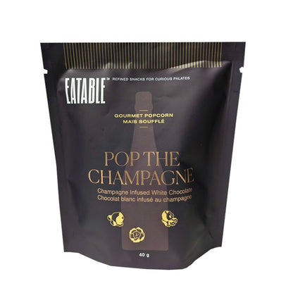 EATABLE Alcohol-Infused Gourmet Popcorn - Mini Size Pop the Champagne Other Foods