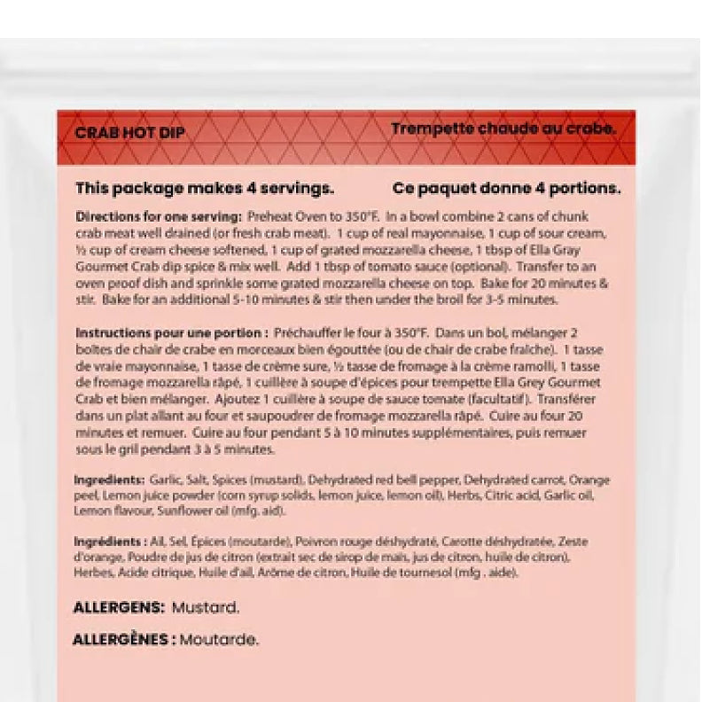 Ella Gray Gourmet Dip Mix