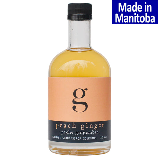 Gourmet Inspirations Drink Syrup Peach Ginger Condiments & Sauces