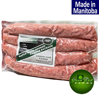 Green Oak Farms Meats Farmer Sausage Frozen or Refrigerated Food