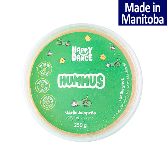 Happy Dance Hummus Garlic Jalapeno Frozen or Refrigerated Food