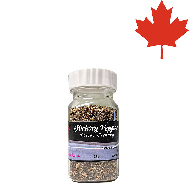 The Salt Cellar Ground Peppercorns Hickory Smoked Mini Jar Meat Rubs & Spices