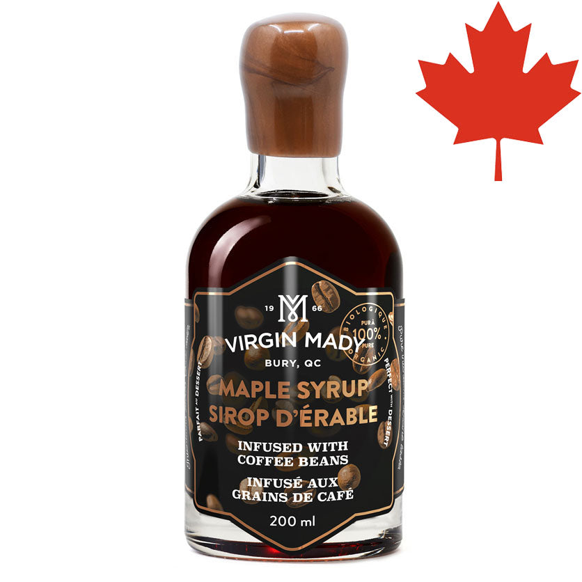 Virgin Mady Organic Maple Syrup Organic Maple Syrup with Coffee Beans Condiments & Sauces