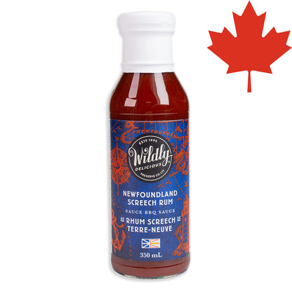 Wildly Delicious Grilling Sauces Newfoundland Screech Rum BBQ Sauce Condiments & Sauces