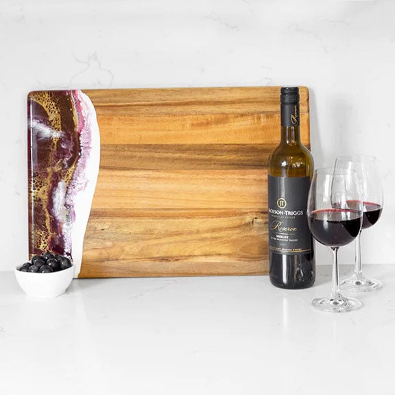 Lynn & Liana Serveware - Bread Board Merlot Accessories