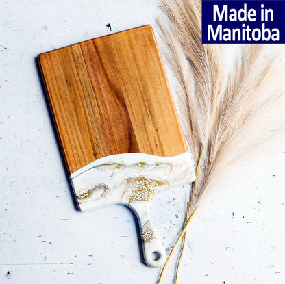 Lynn & Liana Serveware - Large Cheese Board Gold Quartz Accessories