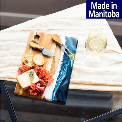 Lynn & Liana Serveware - Small Cheese Board Sapphire Sky Accessories