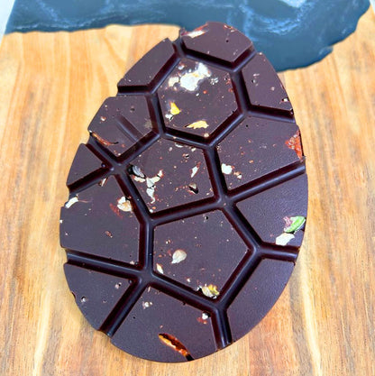Decadence Chocolates Chocolate Cracked Egg Dark Chocolate with Nuts