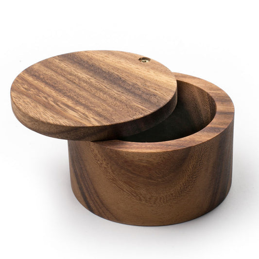 Acacia Wood Salt Cellar