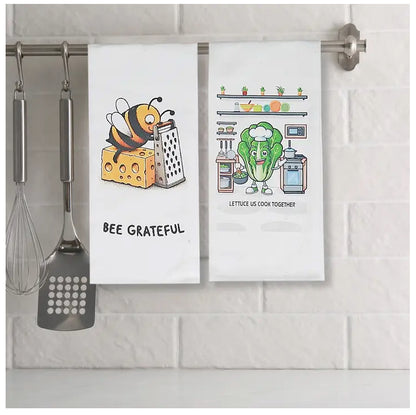 Printed Kitchen Towel - with Puns