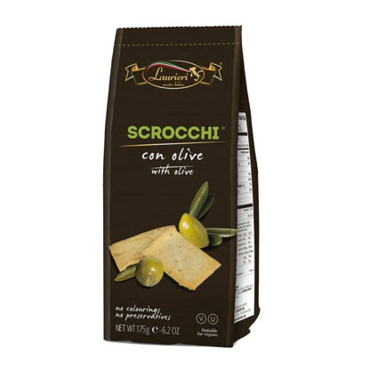 Scrocchi Crackers with Olives 175g Other Foods
