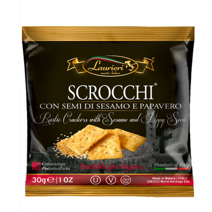 Scrocchi Crackers Sesame & Poppy 30g Other Foods