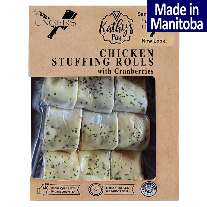 Unger Meats Rolls Chicken Stuffing Cranberry Rolls