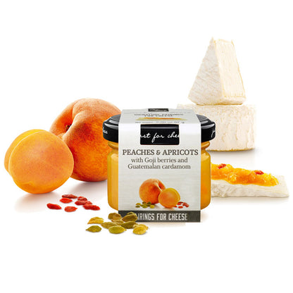 Just for Cheese Jams Peaches & Apricots Condiments & Sauces