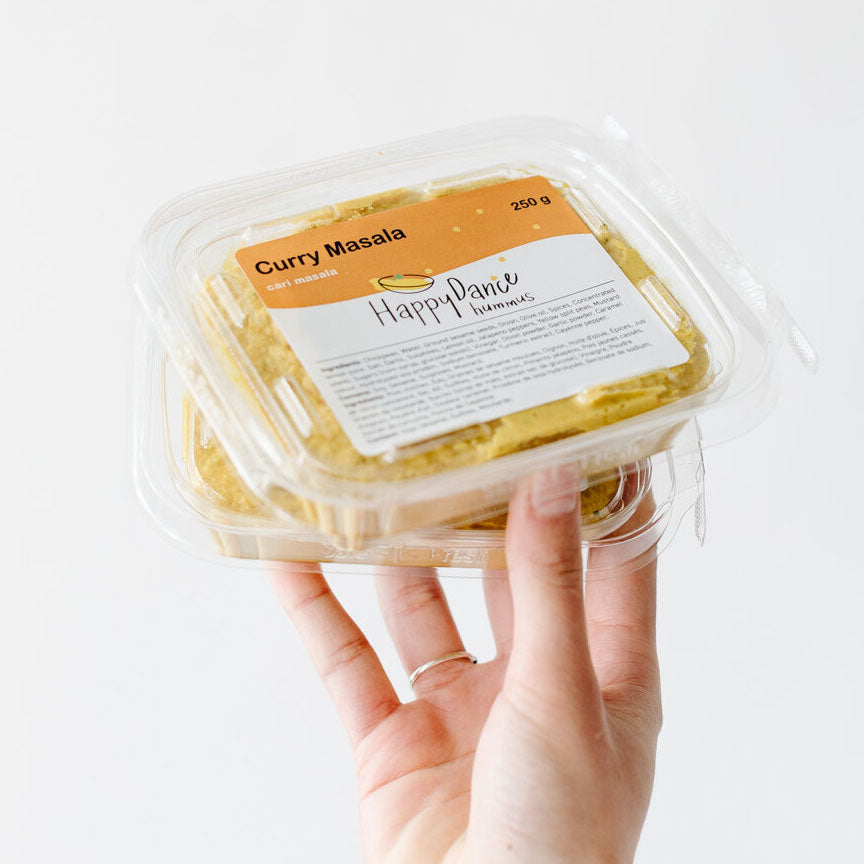 Happy Dance Hummus Curry Masala Frozen or Refrigerated Food
