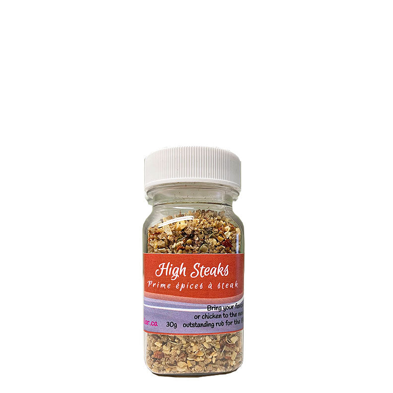 The Salt Cellar Spice Blends High Steaks Mini Jar Meat Rubs & Spices