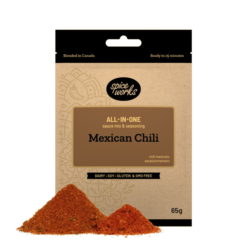 Spice Works All-in-One Mexican Chili Sauce Mix & Seasoning Meat Rubs & Spices