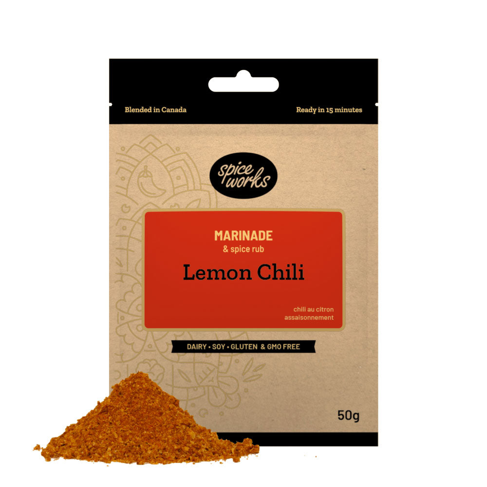 Spice Works Lemon Chili Marinade Meat Rubs & Spices
